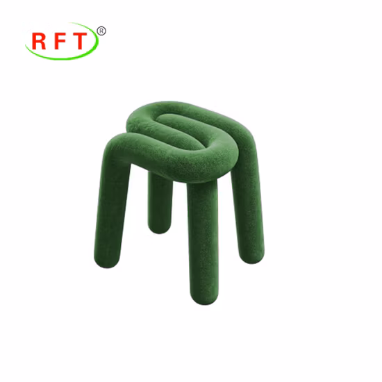 Special Edition Premium Green Woonlen Fabric Bold Chair Ottoman